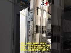 Lini Produksi Tisu Dompet PLC HMI Otomatis Penuh 100 Kantong/Menit