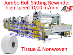 Jumbo Roll High-Speed Tissue Slitting Rewinder. Maksimalkan Efisiensi dalam Produksi Tissue!