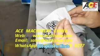 Mesin Serbet Kecepatan Tinggi 4 Jalur | Pencetakan 2 Warna | Hingga 4,800 Serbet/Menit