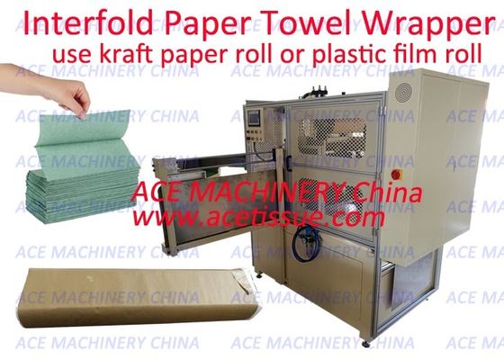 Mesin Bundling Mesin Pengemas Handuk Kertas Tangan Interfold Otomatis