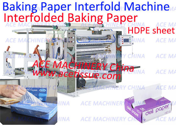 Mesin Interfolder Tissue Bakery Interfolded Otomatis Untuk Membuat Kertas Wax Deli