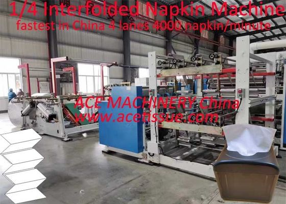 PLC Control Mesin pembuatan kertas jaringan wajah dengan 2 warna pencetakan