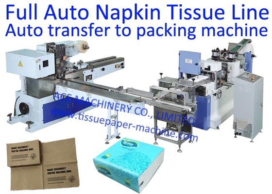Servo Control 4 Warna Mencetak Mesin Produksi Kertas Tisu