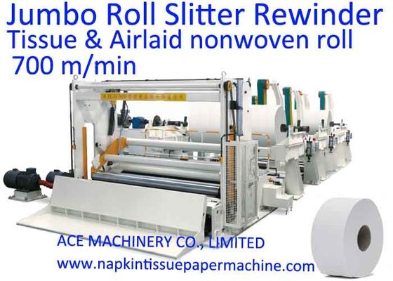 1500mm Gulungan Besar 700 M / Min Maxi Jumbo Roll Tissue Machine