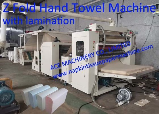 Mesin Handuk Kertas Lipat Z Otomatis Dengan Mesin Handuk Tangan Lipat Laminasi Z Dengan Laminasi