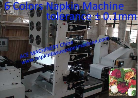 Mesin Cetak Kertas Tissue Otomatis Dengan Cetak 2 Warna Dan Embossing
