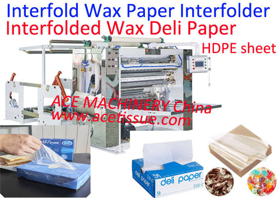 Mesin Interfolding Kertas Deli Interfolded Otomatis Untuk Lembar Deli & Kertas Patty
